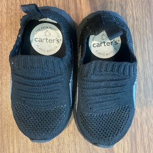 Carter's Black Slip-On Sneakers